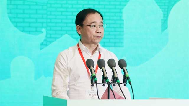 广东省农业对外经济与农民合作促进中心负责人现场致辞