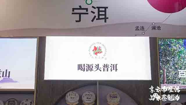 六大茶山亮相茶博会2023年首推新品传奇1998普洱茶