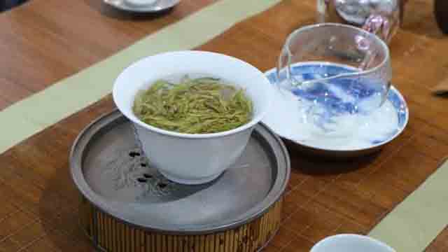 2023两展一节上新昌红旗茶厂展示的大佛龙井