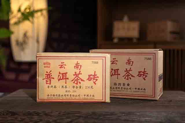 老同志7588熟砖普洱茶品质特点