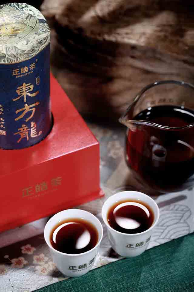 正皓2023东方龙熟茶普洱茶品质特点