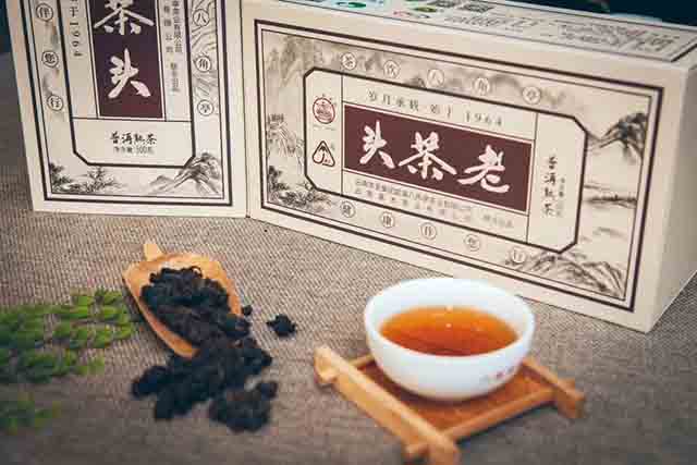 八角亭老茶头普洱熟茶