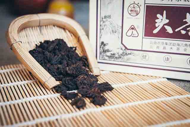 八角亭老茶头普洱熟茶