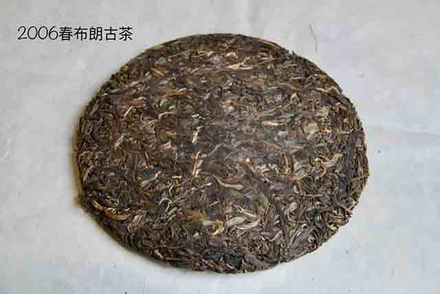 彩农茶2006春布朗古茶山头年份茶普洱茶品质特点