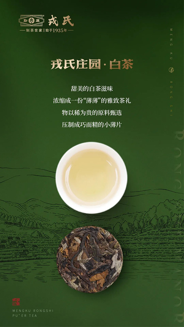 勐库戎氏2023年戎氏庄园白茶品质特点