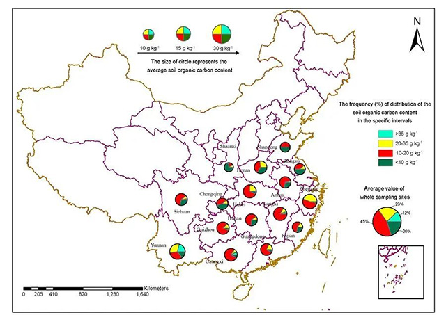 中国发布茶园土壤有机碳含量分布特征