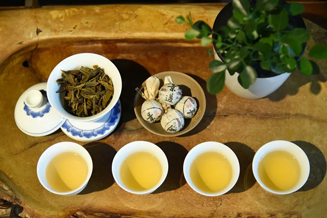 葳盛茶业2016年纯手工轻揉成型的景迈龙珠