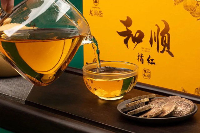 龙润茶2023龙润和顺橘红茶品品质特点