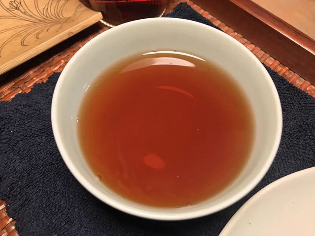 今大福2015生态熟砖普洱茶品质特点