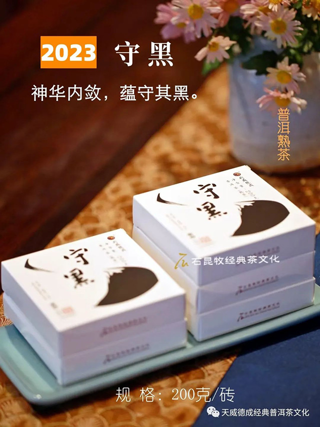 天威德成新品2023守黑熟茶尝鲜茶会