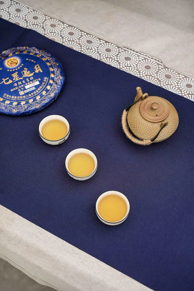 八角亭七星追月生肖兔饼普洱茶品质特点