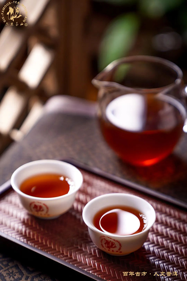 六大茶山金毫贡饼普洱茶