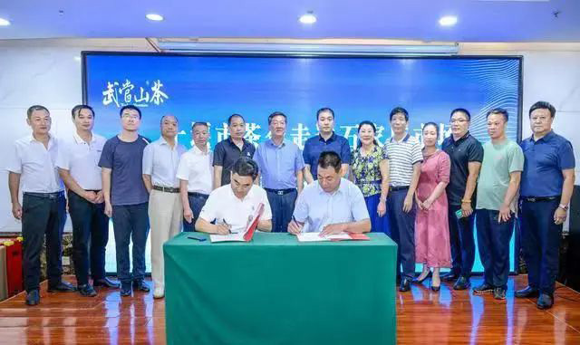 河北省茶叶流通协会与十堰市武当山茶品牌联盟建立友好联盟签约仪式