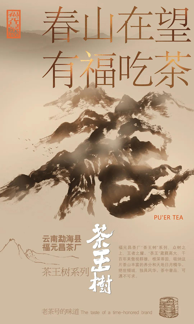 2024年福元昌茶厂茶王树系列100克生饼品质特点
