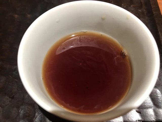 山青花燃翠密红繁普洱茶熟砖