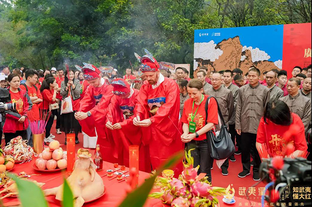 来自俄罗斯韩国等国的茶人参加祭祀仪式