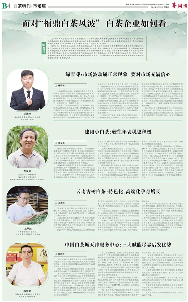 白茶市场