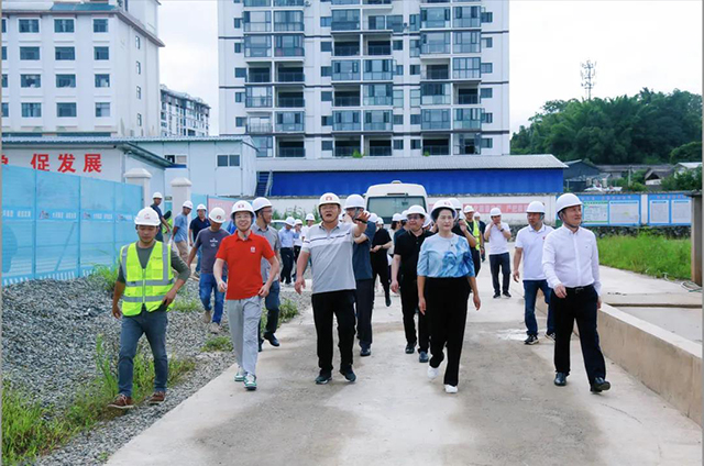 勐海茶厂新区建设施工现场