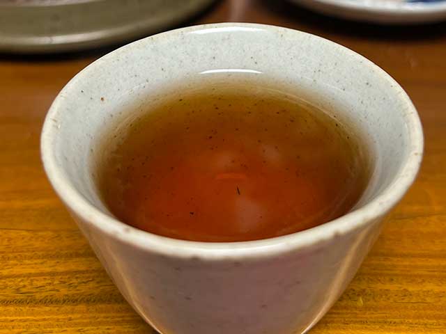 图为红版2020金魁熟普小饼品茗第九道茶汤