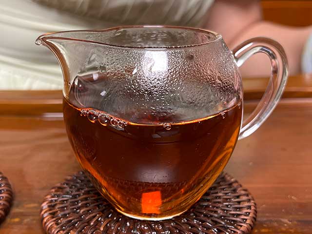 图为1998年健身沱品茗第四道汤体