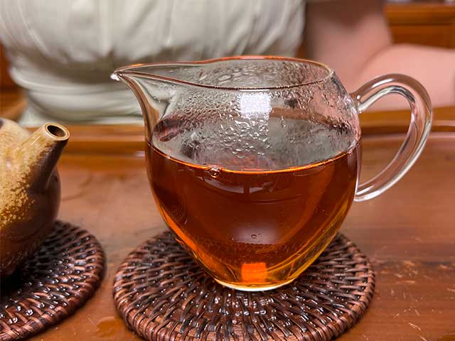 图为1998年健身沱品茗第七道汤体