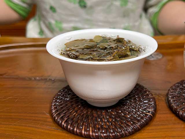 图为芊芷源2018年老班章古树黄金叶
