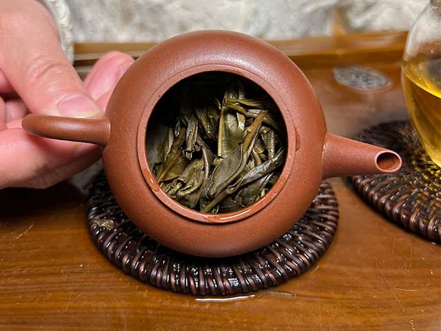 图为勐海茶厂2001年老黄印
