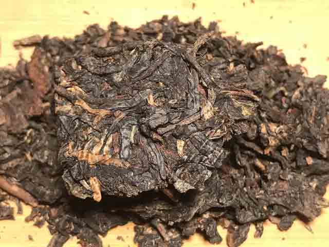 下关2012年金色印象方砖普洱茶品质特点