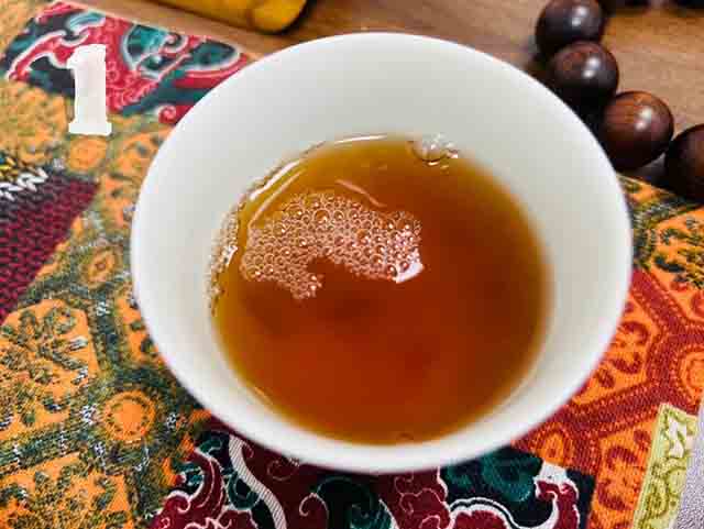 大益2008年801秋香青饼普洱茶