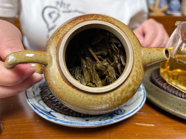 图为昔归竹筒茶