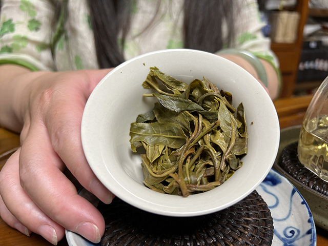 图为2025年薄荷塘二类高杆古树茶