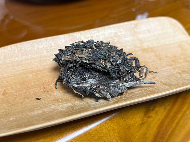 图为益木堂2018年薄荷塘普洱茶