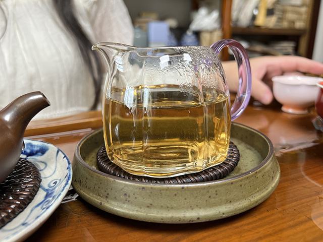 图为益木堂2018年薄荷塘普洱茶
