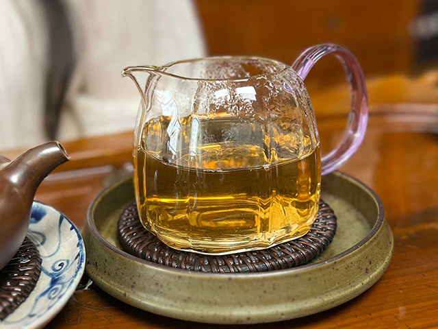 图为益木堂2018年薄荷塘普洱茶