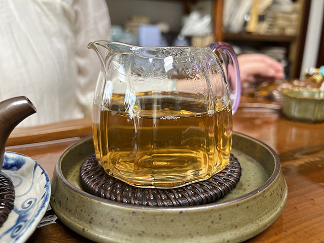 图为益木堂2018年薄荷塘普洱茶
