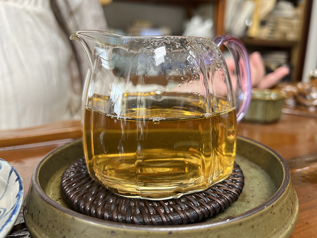 图为益木堂2018年薄荷塘普洱茶