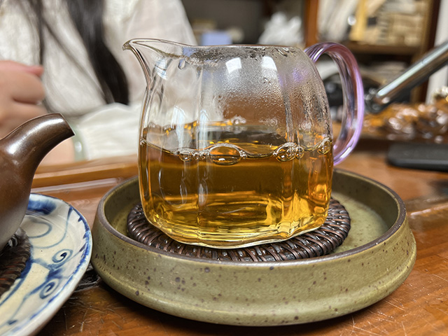 图为益木堂2018年薄荷塘普洱茶