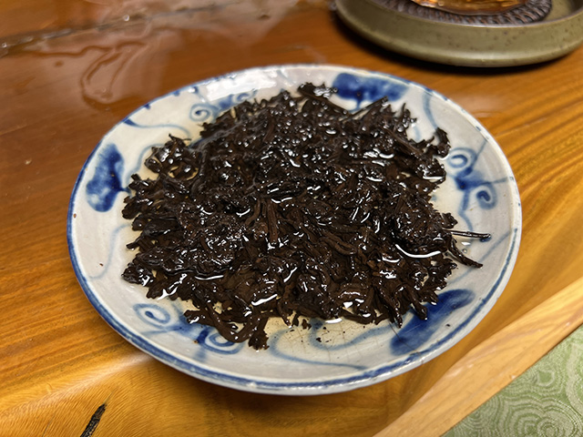 图为90年代绿印沱熟沱