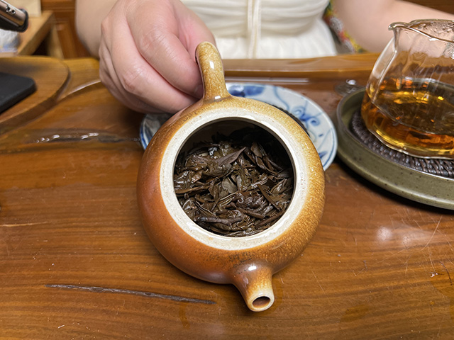 1996年花园茶厂首批敬字号青饼