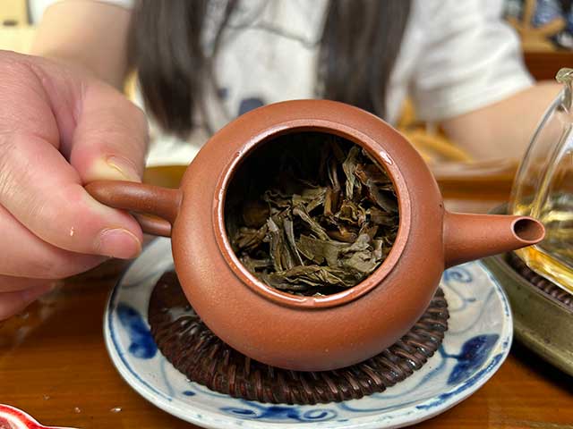 图为紫玉2007年永德武家寨古树茶