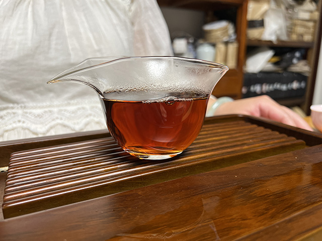 图为昆明仓2003年宫廷熟茶散料