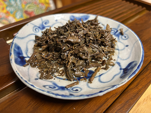 图为福海厂2003年易武正山小金瓜茶