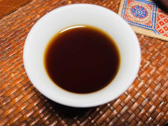 福今2005年金孔雀2号熟饼普洱茶