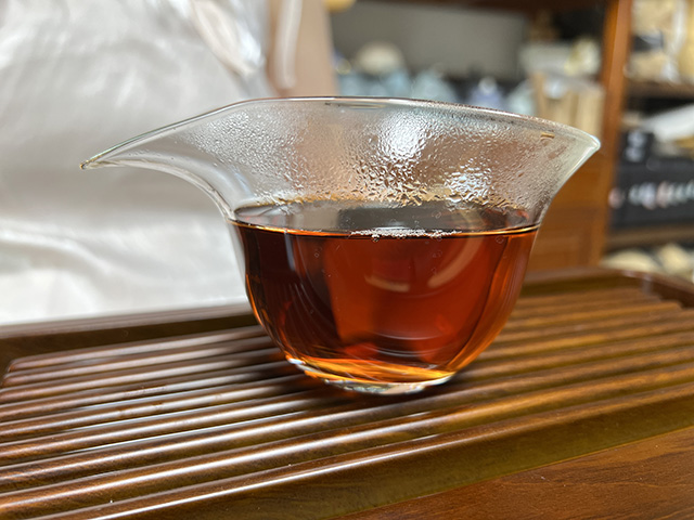 图为昆明仓2003年宫廷熟茶散料