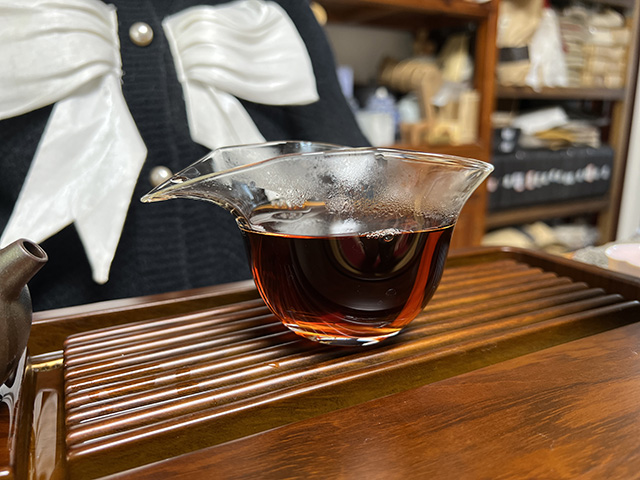 图为昆明仓2003年宫廷熟茶散料