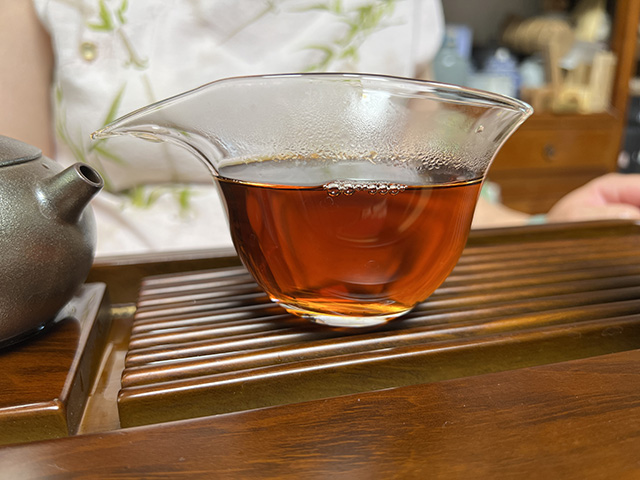 图为昆明仓2003年宫廷熟茶散料