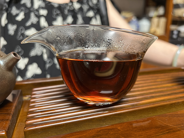 图为昆明仓2003年宫廷熟茶散料