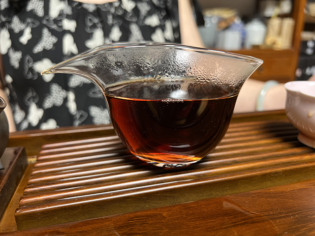 图为昆明仓2003年宫廷熟茶散料
