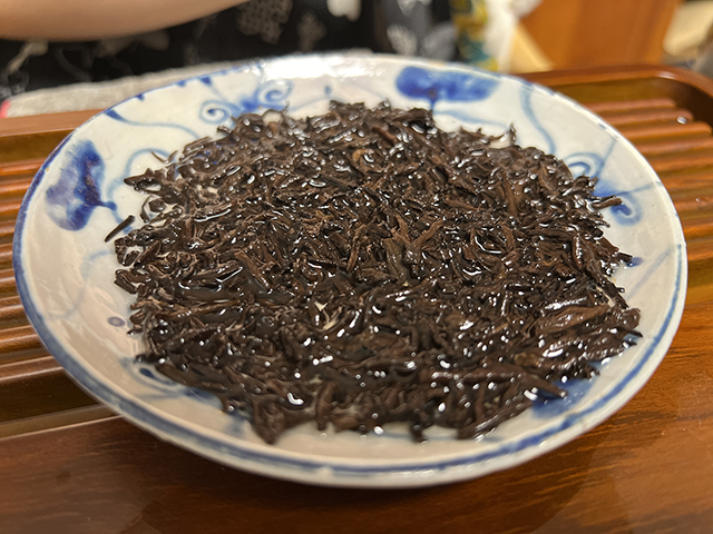 图为昆明仓2003年宫廷熟茶散料