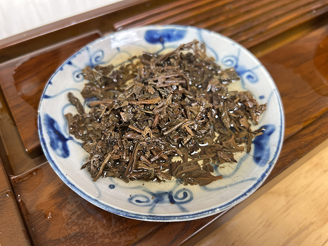图为福海厂2003年易武正山小金瓜茶